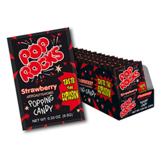 Picture of Zeta PopRocks Popping Candy Strawberry x50